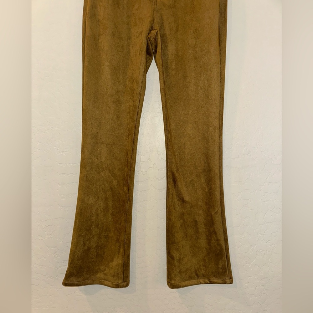 Banana Republic VEGAN SUEDE low rise bootcut jeans Fall 2023 New‎ with tag 25/0 - Picture 5 of 13